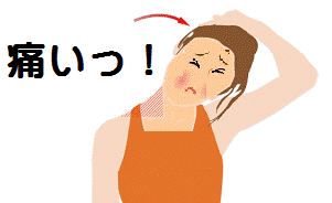 痛いストレッチのイメージ
